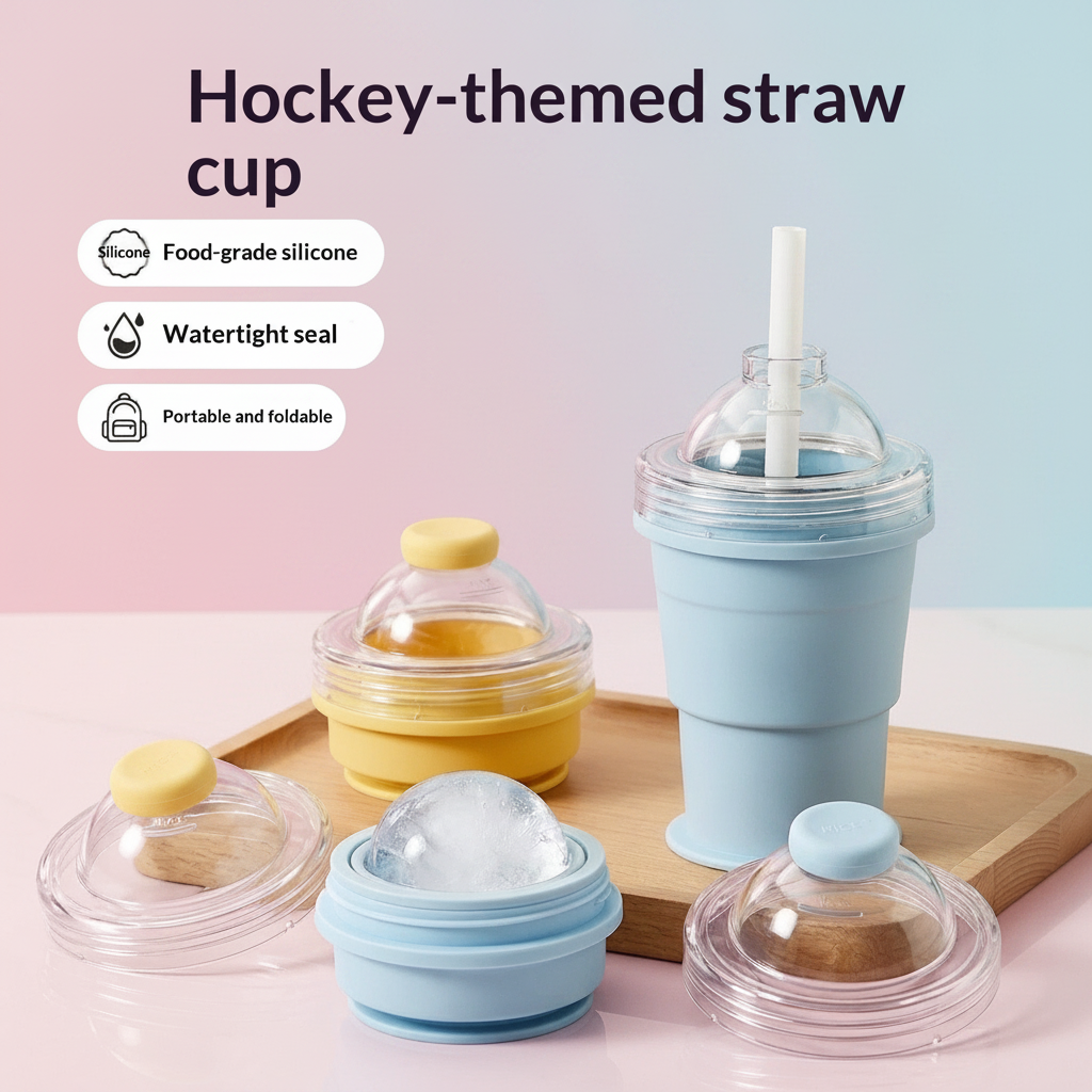 Self-made Ice Hockey Straw