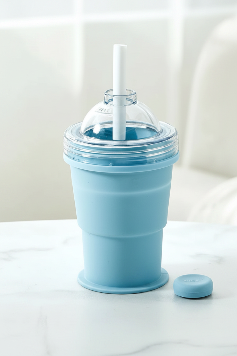 Self-made Ice Hockey Straw